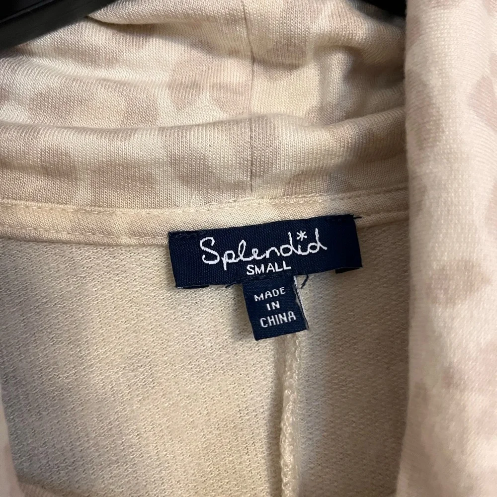 Splendid Beige Leopard Cowl Neck Top - Picture 5 of 8